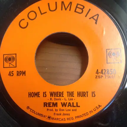 Rem Wall - Home Is Where The Hurt Is
