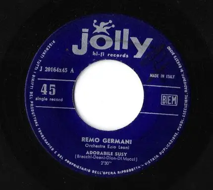 Remo Germani - Adorabile Susi / Bianca Notte