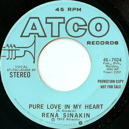Rena Sinakin - Pure Love In My Heart