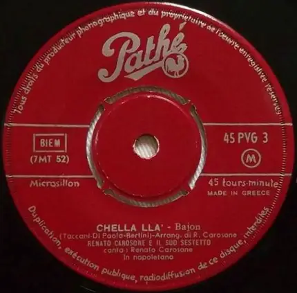 Renato Carosone - Chella Lla' / Mamma Rosa