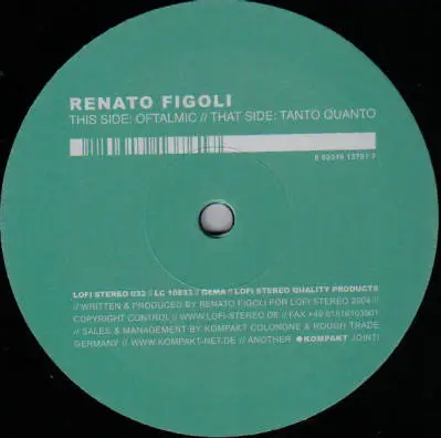 Renato Figoli - Tanto Quanto / Oftalmic
