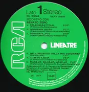 LP - Renato Zero - Incontro Con Renato Zero