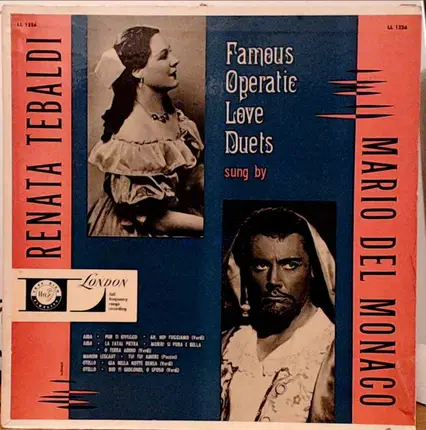 Renata Tebaldi , Mario Del Monaco - Famous Operatic Duets