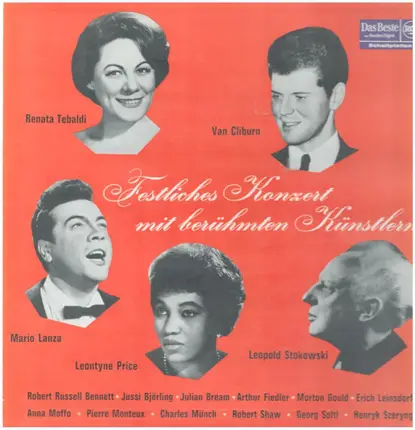 Renata Tebaldi / Van Cliburn / Leopold Stokowski a.o. - Festliches Konzert mit berühmten Künstlern