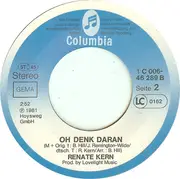 7inch Vinyl Single - Renate Kern - Ach Bist Du Schön...