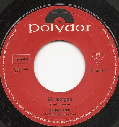 Renate Kern - Bis Morgen