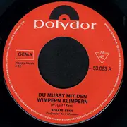 7inch Vinyl Single - Renate Kern - Du Mußt Mit Den Wimpern Klimpern / Herbstwind