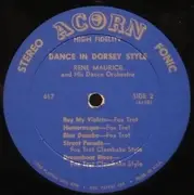 LP - René Maurice And His Dance Orchestra - Dance In Dorsey Style