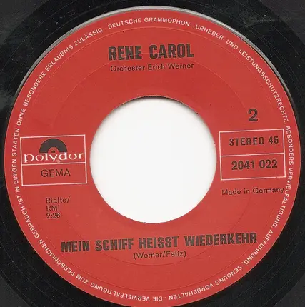 René Carol - Purpurne Rose Der Nacht (Allentown Jail)