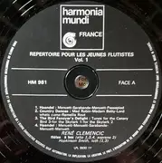 LP - René Clemencic & Hopkinson Smith - Répertoire Pour Les Jeunes Flûtistes - Volume 1