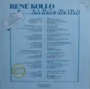 LP - René Kollo - Ich Liebe Die Welt