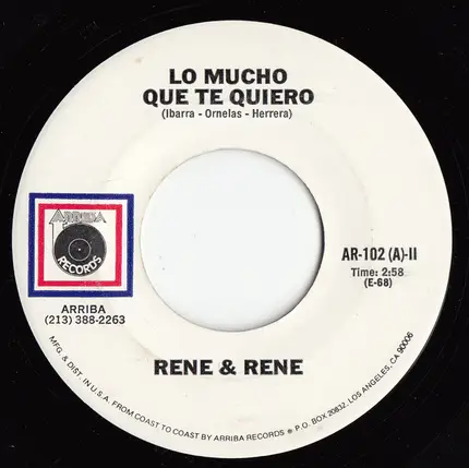 Rene & Rene - Angelito / Lo Mucho Que Te Quiero