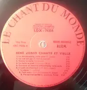 LP - René Zosso - Chante & Vielle - Trifold
