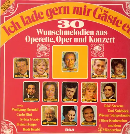 René Kollo, Hermann Prey, José Carreras... - Ich lade gern mit Gäste ein - 30 Wunschmelodien aus Operette, Oper und Konzert