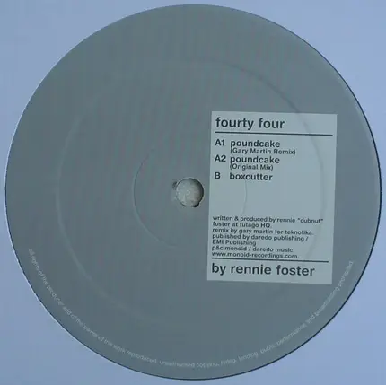 RENNIE FOSTER - POUNDCAKE