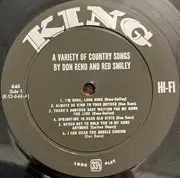 LP - Reno And Smiley - A Variety Of Country Songs - Mono