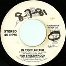 7inch Vinyl Single - REO Speedwagon - In Your Letter