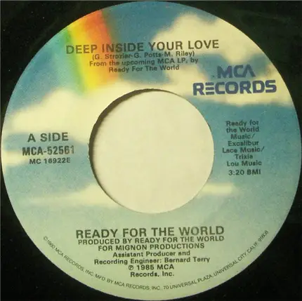 Ready For The World - Deep Inside Your Love