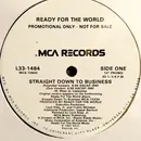 12inch Vinyl Single - Ready For The World - Straight Down To Business