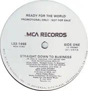 12'' - Ready For The World - Straight Down To Business