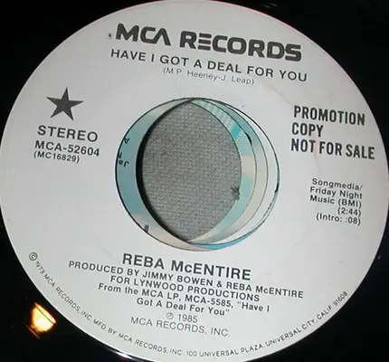 Reba McEntire - Have I Got a Deal for You