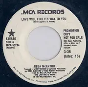7inch Vinyl Single - Reba McEntire - Love Will Find Its Way To You