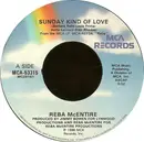 7inch Vinyl Single - Reba McEntire - Sunday Kind Of Love
