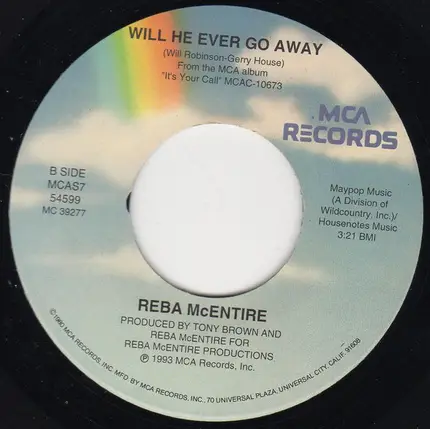 Reba McEntire - The Heart Won't Lie / Will He Ever Go Away