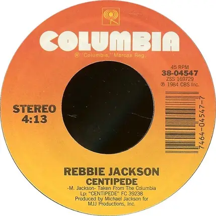 Rebbie Jackson - Centipede