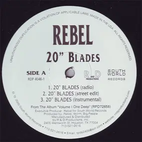 Cockney Rebel - 20' Blades