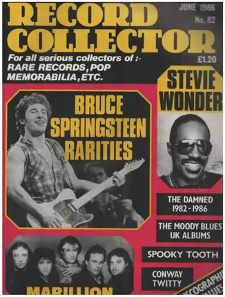 Record Collector - No.82 / JUN. 1986 - Bruce Springsteen