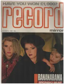 Record Mirror - OCT 6 / 1984 - Bananarama