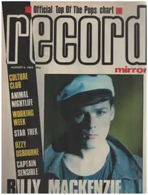 Record Mirror - AUG 4 / 1984 - Billy Mackenzie