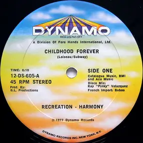 Recreation-Harmony - Childhood Forever / Kid's Dance