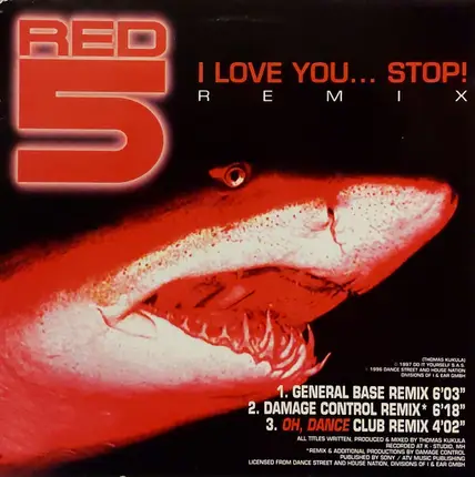Red 5 - I Love You ... Stop! / Da Beat Goes... (Remixes)