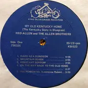 LP - Red Allen & The Allen Brothers - My Old Kentucky Home