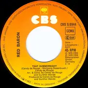 7inch Vinyl Single - Red Baron - That Summernight