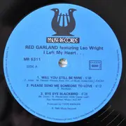 LP - Red Garland Featuring Leo Wright - I Left My Heart...