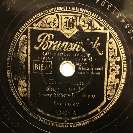 Red Foley - Chattanoogie Shoe Shine Boy / Birmingham Bounce