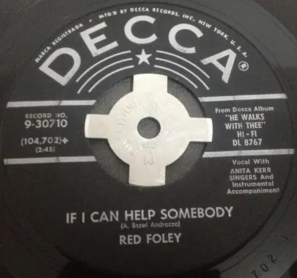 Red Foley - Good Night, Dear Lord / If I Can Help Somebody
