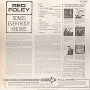 LP - Red Foley - Songs Everybody Knows