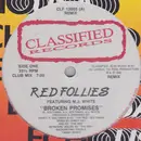 12inch Vinyl Single - Red Follies Featuring MJ White - Broken Promises (Remix)