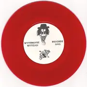 7inch Vinyl Single - Red Flag 77 / Lovejunk - Tribute To The Adicts Songs Of Praise EP - Red Clear Vinyl