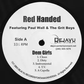 RED HANDED - Dem Girls / Show Off