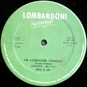 12inch Vinyl Single - Red & Jo - I'm Lonesome Tonight