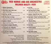 CD - Red Norvo And His Orchestra , Mildred Bailey , Terry Allen - Red And Mildred—1938 - Mono
