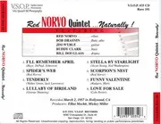 CD - Red Norvo Quintet - Norvo... Naturally!