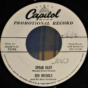 Red Nichols - Speak Easy / The Beautiful Girls Of Berlin