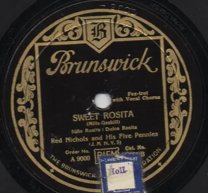Red Nichols And His Five Pennies - The Peanut Vendor / Sweet Rosita