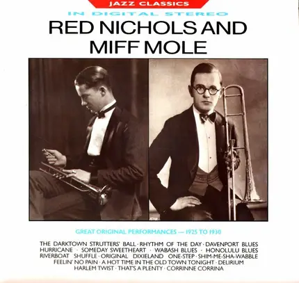 Red Nichols And Miff Mole - Great Original Performances - 1925 To 1930